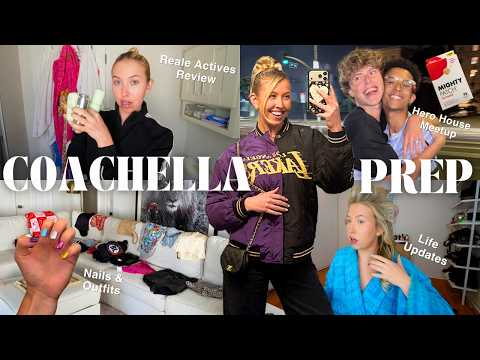 LA VLOG: Coachella Prep, Boy Updates & Reale Actives Review