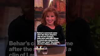Joy Behar Derails 'The View' With Awkward Dig At Lara Trump #shorts