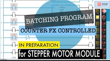 #Arduino #PLC #Ladder #Simulator 2 | BATCHING PROGRAM | COUNTER FUNCTION CONTROLLED