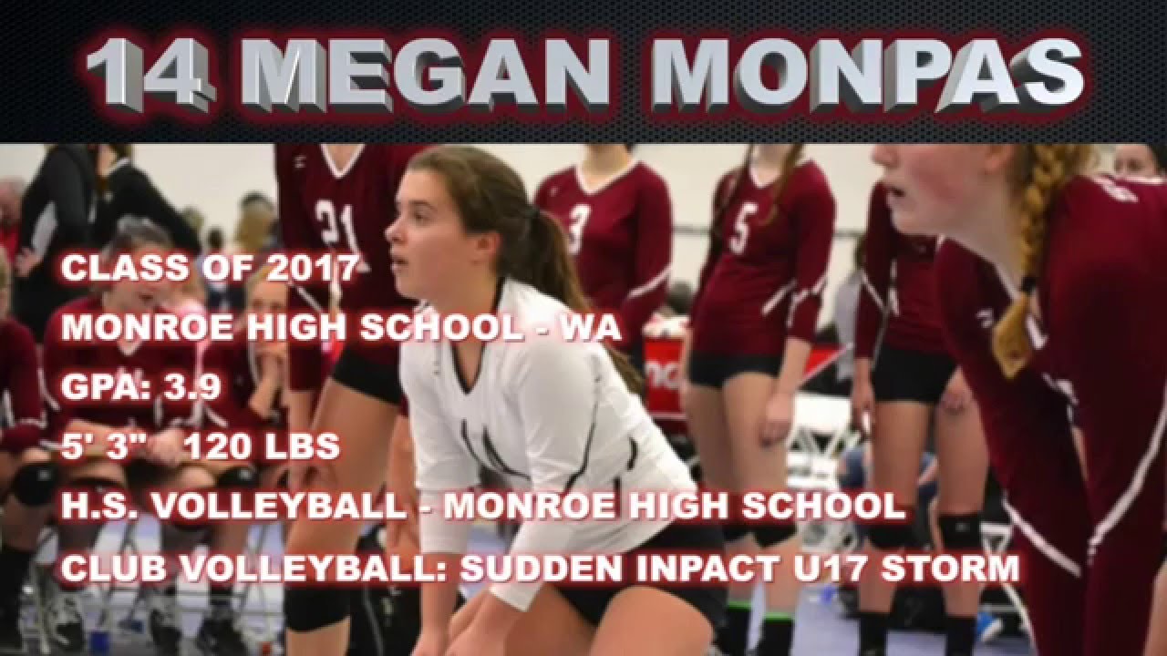 Megan Monpas Volleyball Highlights