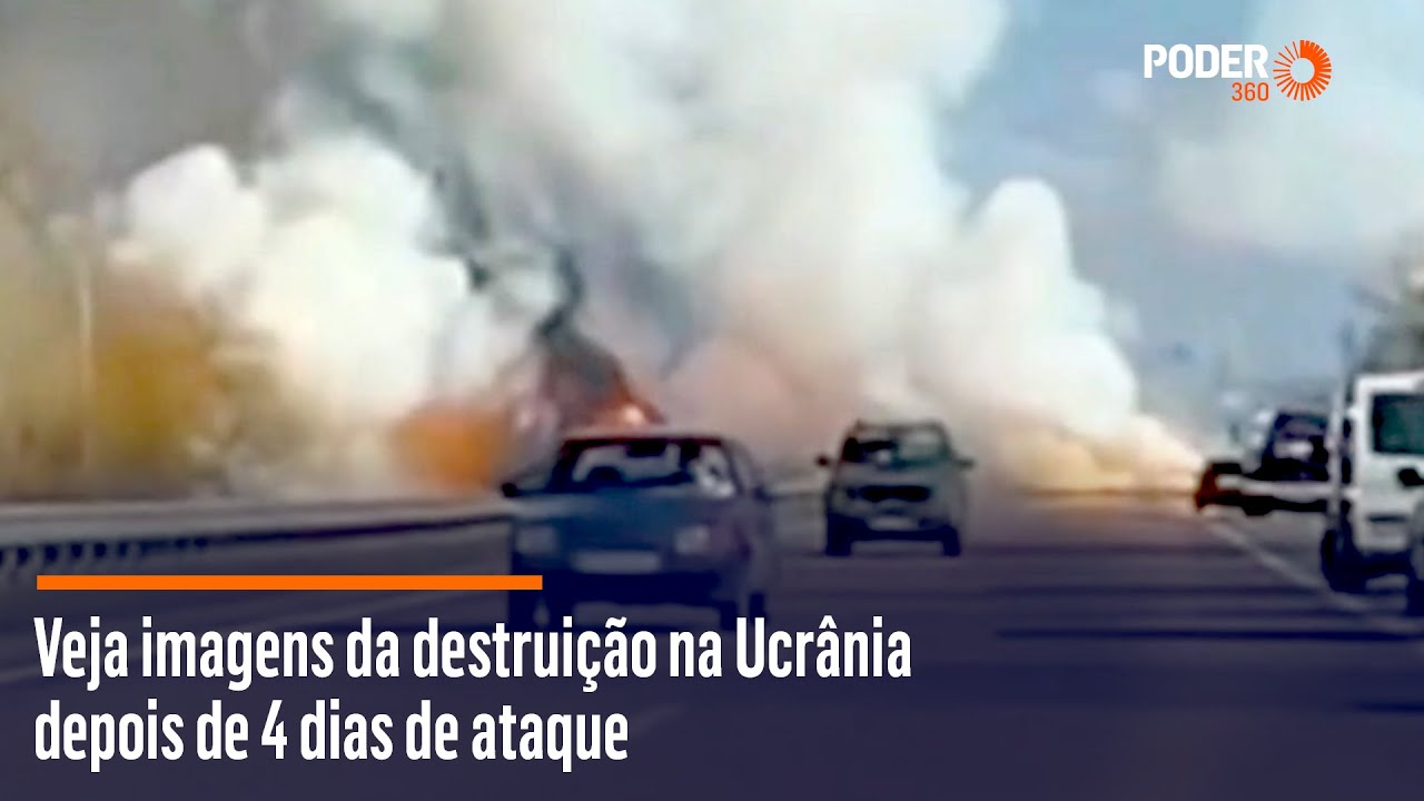 Veja imagens da destruição na Ucrânia depois de 4 dias de ataque