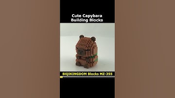 Capybara MZ-355 Blocks #BiQIKINGDOM #Capybara #MZ_355 #Lego #MiniBlock #NanoBlock