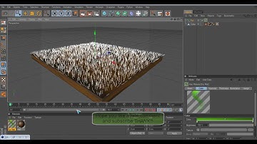 How to make realistic grass on cinema 4D