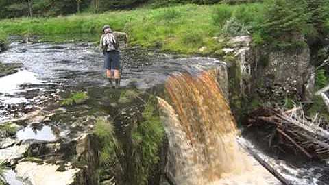 Jerry's Linn (waterfall) on the Chirdon Burn