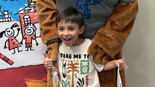 Ethan on open house day (Kindergarden)