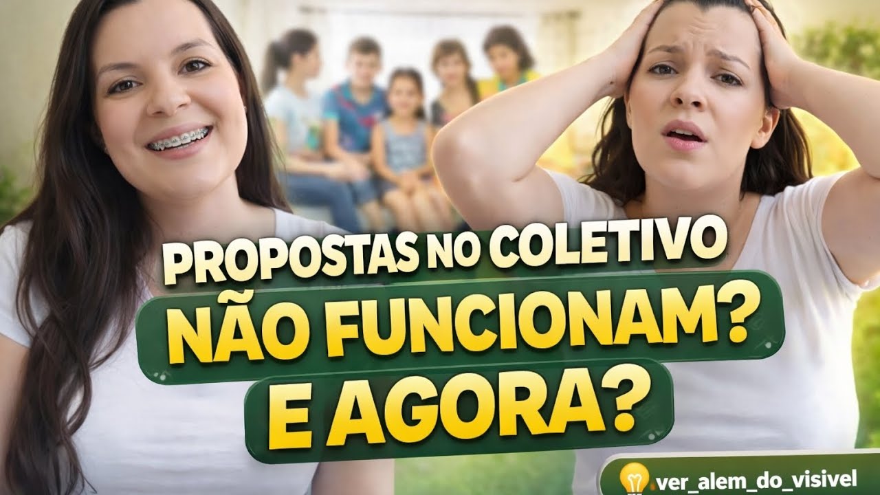 As propostas não dão certo? E agora?