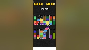 water sort puzzle - level 1421