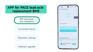 PACEex Lead-to-Lithium BMS Bluetooth WiFi App User Guide screenshot 4