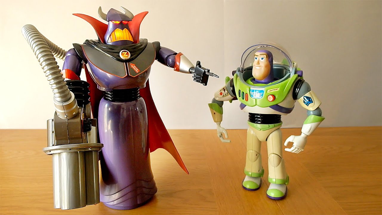 Disney Toy Story Buzz Lightyear & Emperor Zurg Talking Action Figures -  Working