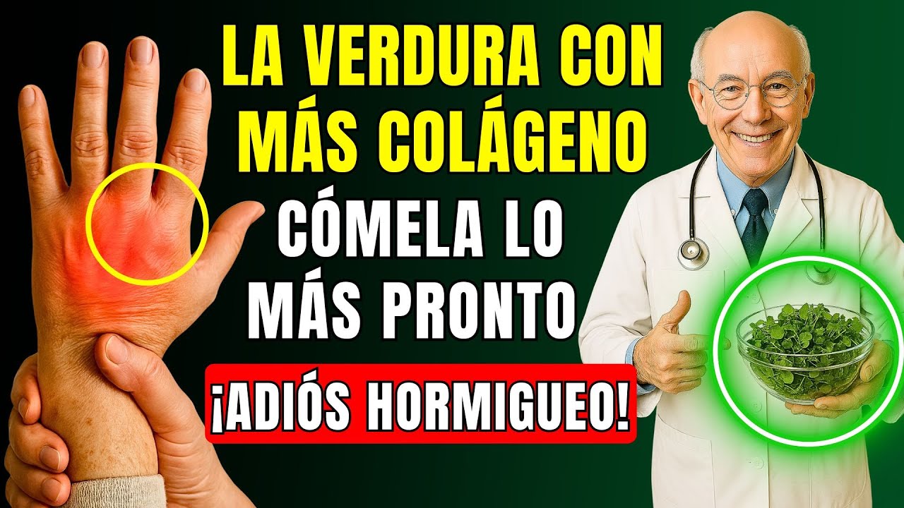 ¡Adiós Hormigueo en las Manos y Piernas Débiles! 8 Verduras RICAS en COLÁGENO que Debes Comer