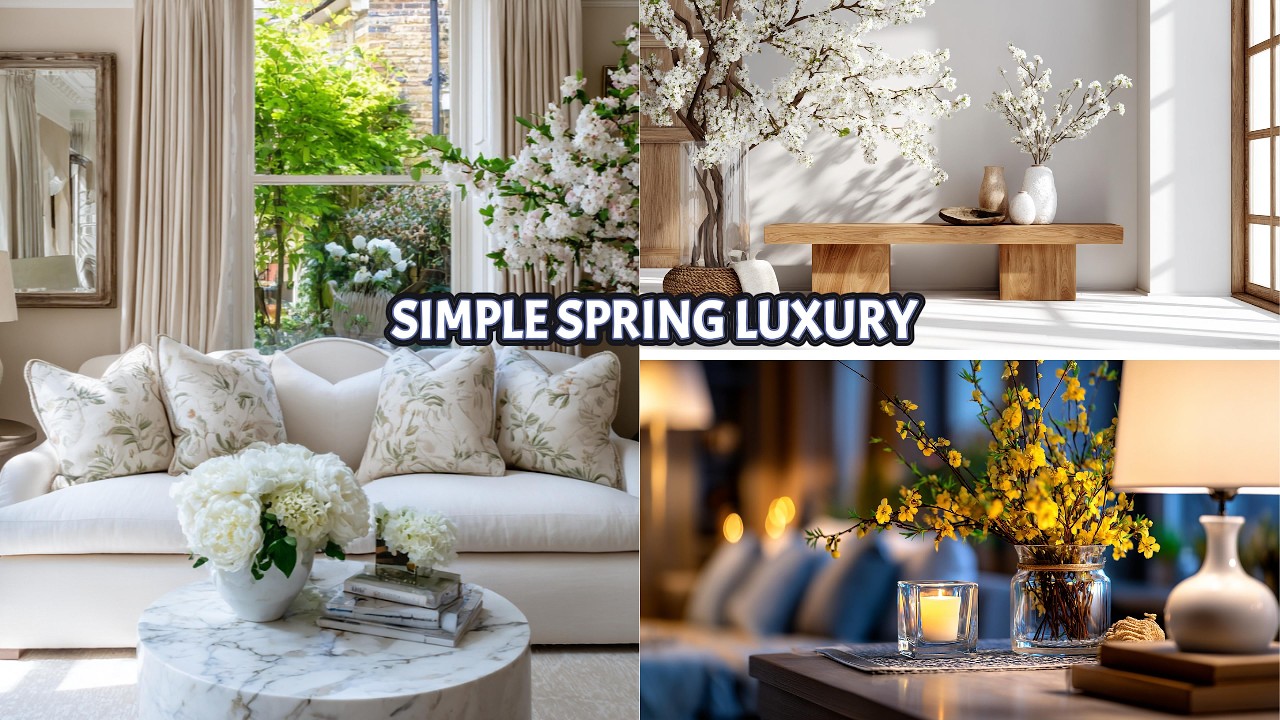 Spring Luxury at Home 🌷 Simple Decor Ideas That Instantly Elevate Every Room