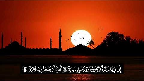 سورة القيامة / القارئ: سعيد إتارى