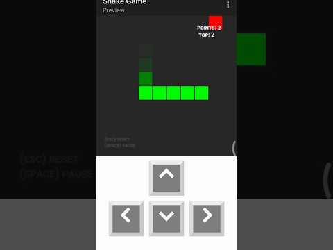 snake game using