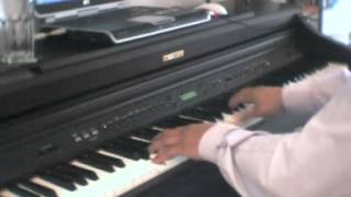 Video thumbnail of "Bee Gees - Words (piano cover)"