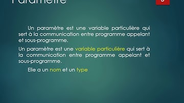 Les fonctions et les procédures