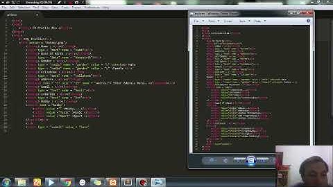 Tutorial Membuat CV dengan HTML dan PHP + Database MySQL (Insert)