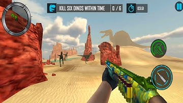 Real Dino Hunter Fps Shooter Android ios Gameplay - Dinosaur game - iGames0803 part 13