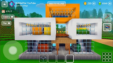 Block Craft 3D: Building Simulator Games For Free Gameplay#2200 (iOS & Android)l Modern House 🏠