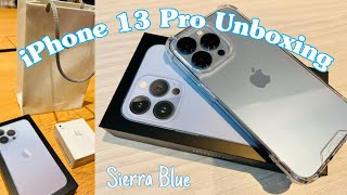 🍎Iphone 13 Pro (Sierra Blue, 256 gb) Unboxing + Accessories