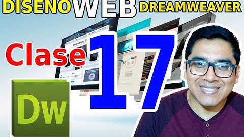 Curso completo dreamweaver clase 17 - Página Web
