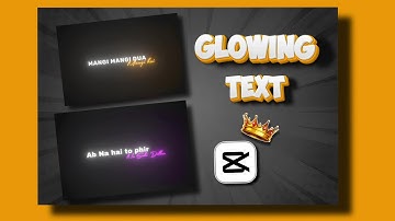 ✨Glowing Lyrics Editing🤯 | Text Glow Effect In Capcut | Editing Tutorial || Viksit Yadav ||