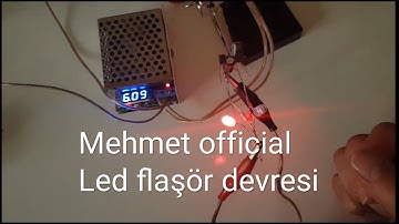 Led flaşör ışığı devresi nasıl yapılır [make Led flasher circuit] C945