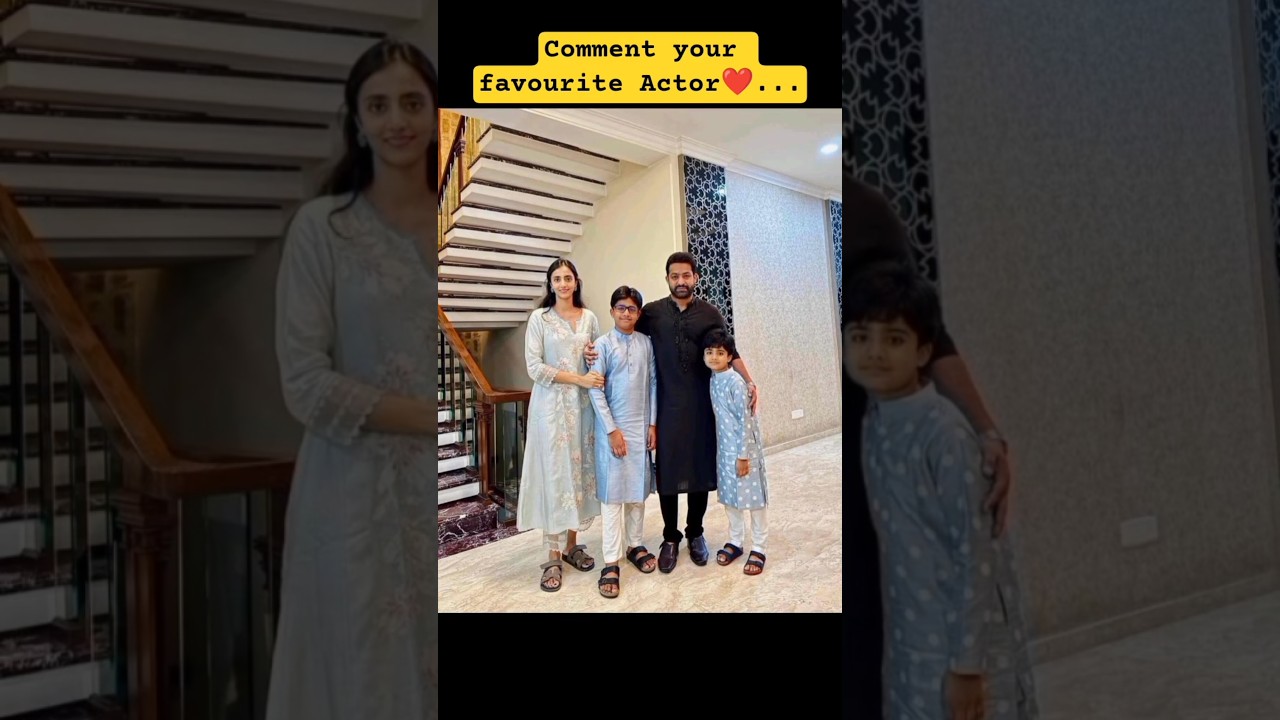 🔥❤️Telugu Heros Family Photos | Tollywood Actors With Wives & Children ” 