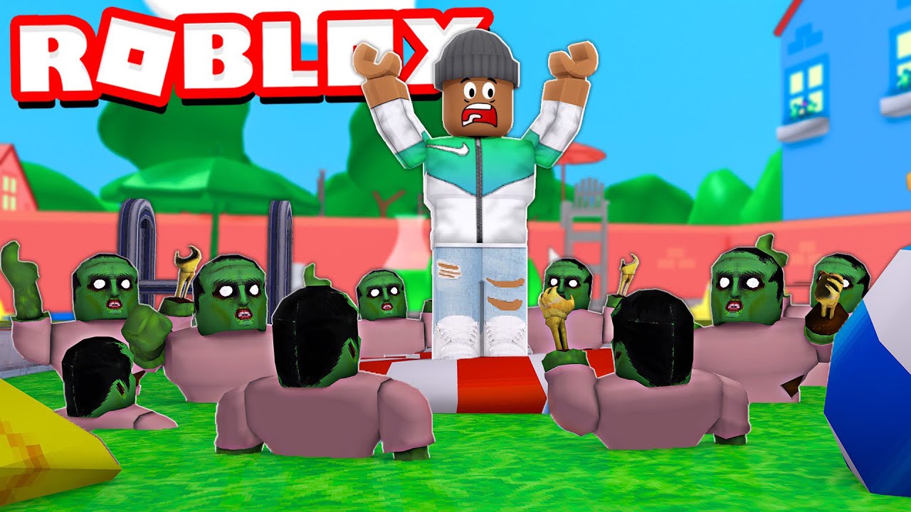 Escape The Zombie Pool Obby In Roblox Youtube - escape the bowling alley obby in roblox youtube video