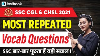 Most Repeated Vocabulary in SSC CGL & SSC CHSL | English Vocab by Ananya Ma'am