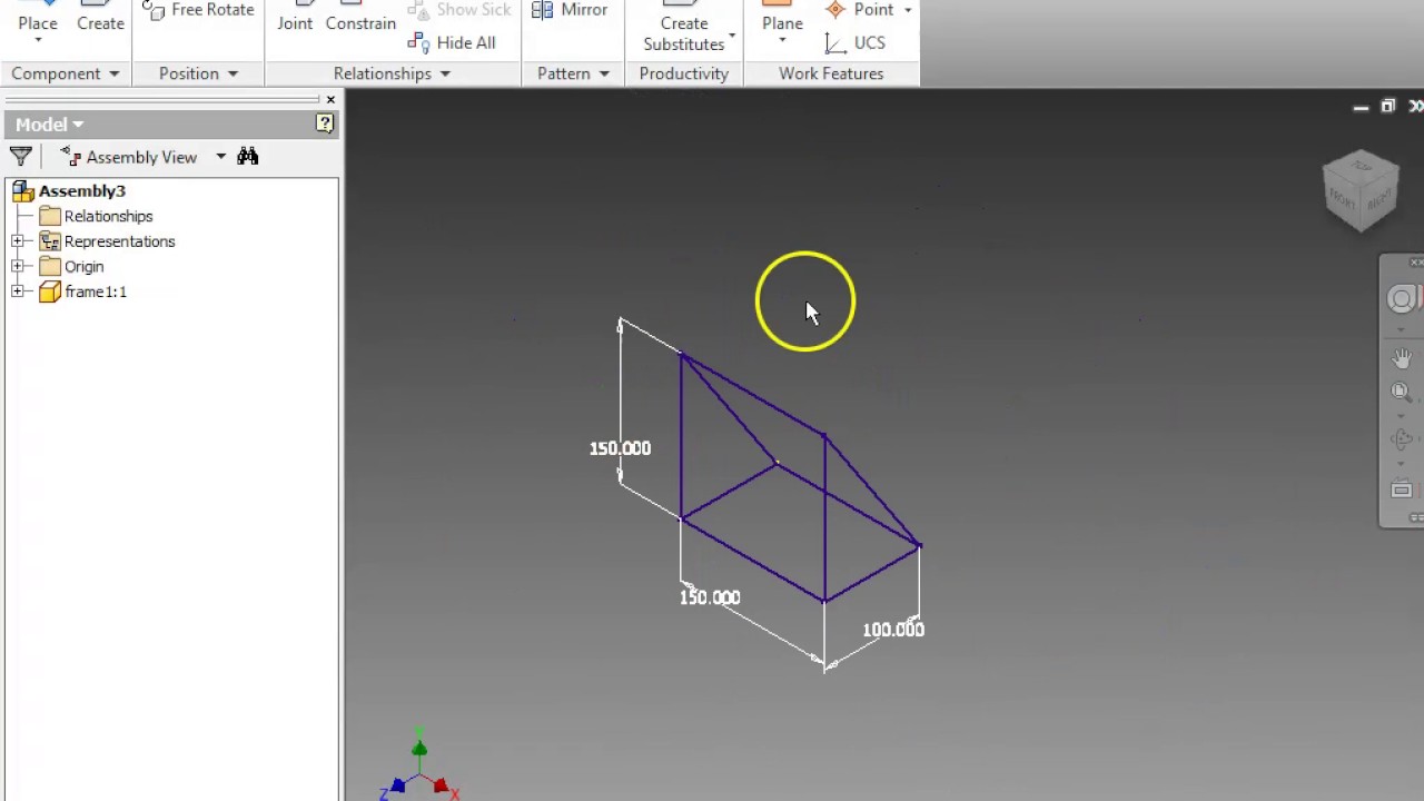 Autodesk Inventor 2014 Frame Generator