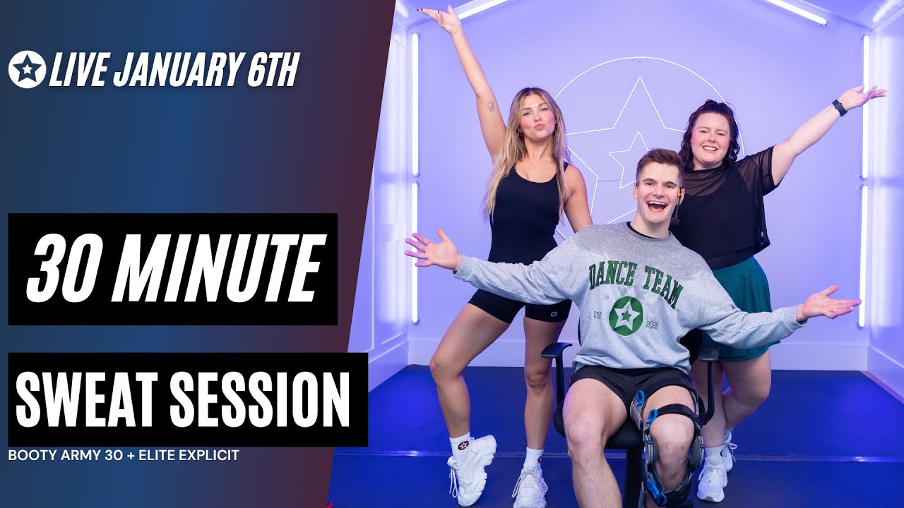 FREE 30 MINUTE Sweat Session | DAY 2 JANUARY CHALLENGE