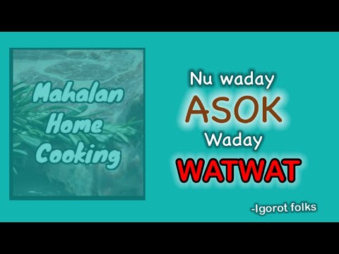 Cooking Quotes/Some of the Great Cooking quotes/mahalan home cooking igorot