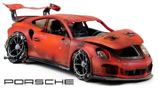 Destroyed Porsche GT3 RS 911- Awesome Detailed Restoration