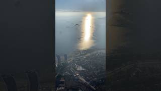 İstanbul Sahilinde Paramotordan Atladı