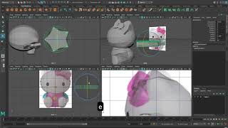 Modeling Hello Kitty Part 4 (Accessories, Tail, and Mirroring)