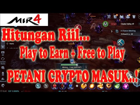 GAME CUAN TANPA MODAL FREE TO PLAY..!! MIR4 GAME MMORPG ANDROID TERBAIK. GAME CRYPTO ANDROID TERBARU