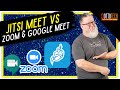 Jitsi Meet vs Zoom and Google Meet