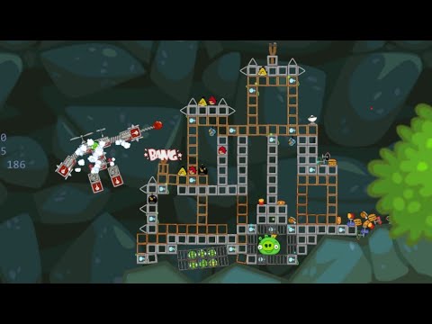 Видео: Свинеборг разрушает замок Angry Birds в Bad Piggies