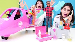 Pink Hava Yolları uçağın yakıtı bitiyor! Ayşe ve Ümit ile Barbie oyunları by Ah Cici Kız 140,814 views 3 months ago 4 minutes, 48 seconds