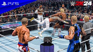 WWE 2K24  Rhodes Family vs. The Bloodline | Tag Team Elimination Match | PS5™ [4K60]