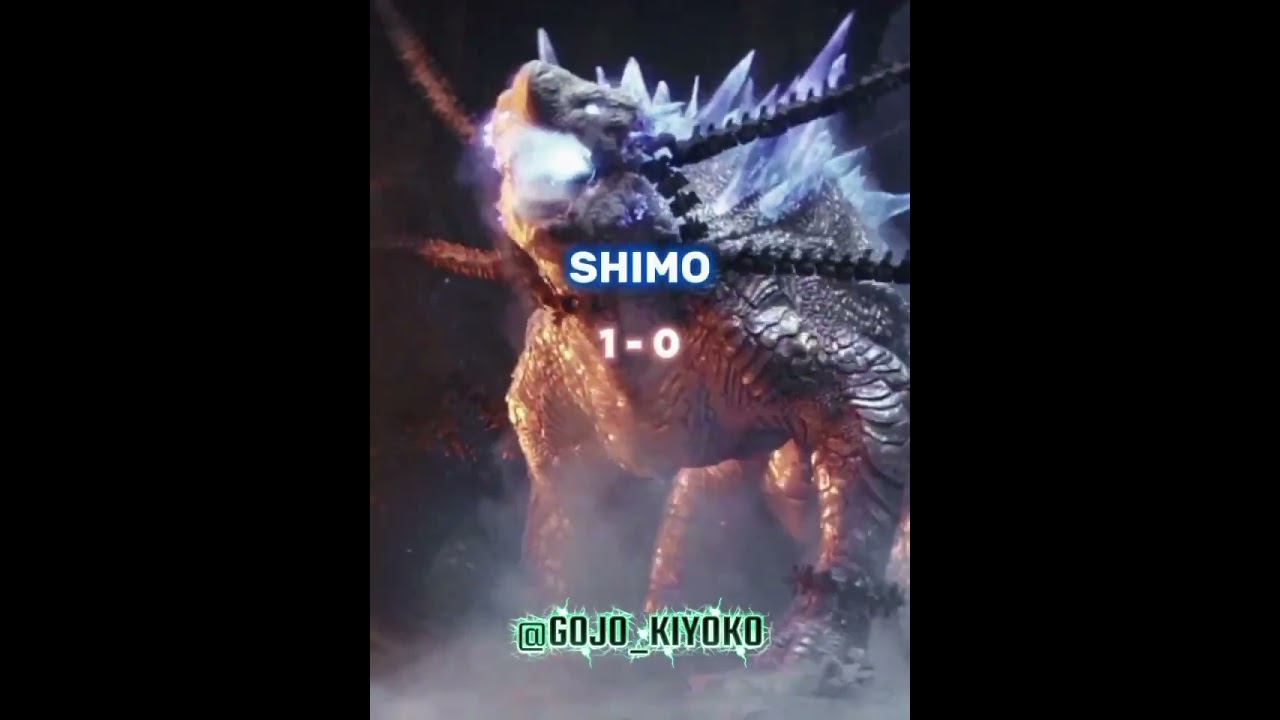 Shimo vs Snow Godzilla 