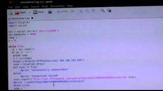 Tenet Technetronics: connecting arduino to thingspeak using python