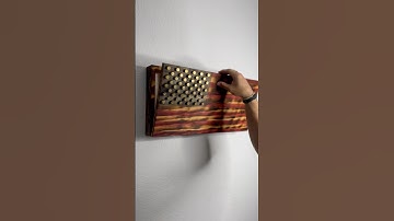 American Flag Concealment Cabinet with a Hidden Electronic RFID Lock 🫡🇺🇸
