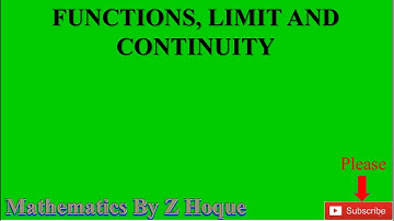 #3 Complex Analysis | Lecture - 3 | Functions of Complex Variable | Limit and Continuity |
