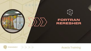 Famous Fortran Refresher | What is Fortran? | Lesson 1 Profile