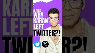 Is This Why Karan Johar Left Twitter?
