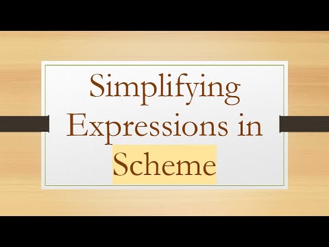 Simplifying Expressions in Scheme