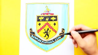 How to draw Burnley Logo - Premier League