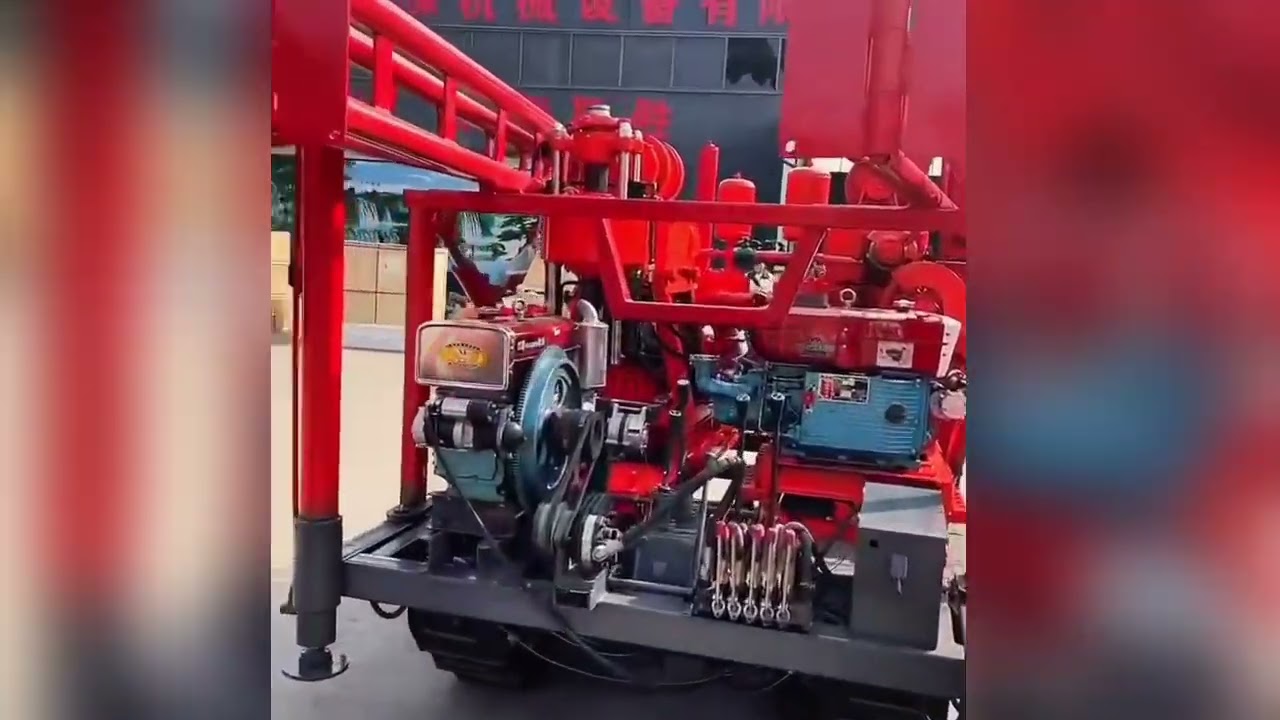 Lightweight Hydraulic Core Diesel Water Borewell Machine