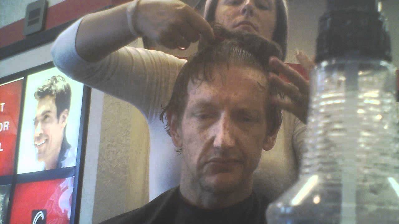 Wheelchair Style Transfer to Barber Chair & getting an 8 Dollar Hair